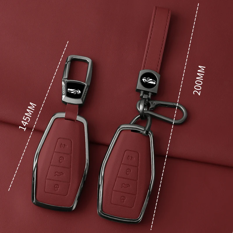 Zinc Alloy Car Key Case Cover for Geely Emgrand Monjaro Starray Tugellao Kavango Coolray X6 Fob Automotive Interior Supplies