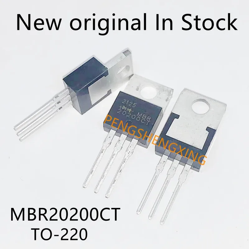 10PCS/LOT  20200ct MBR20200CT MBR20200 schottky diode  TO-220  New original spot hot sale