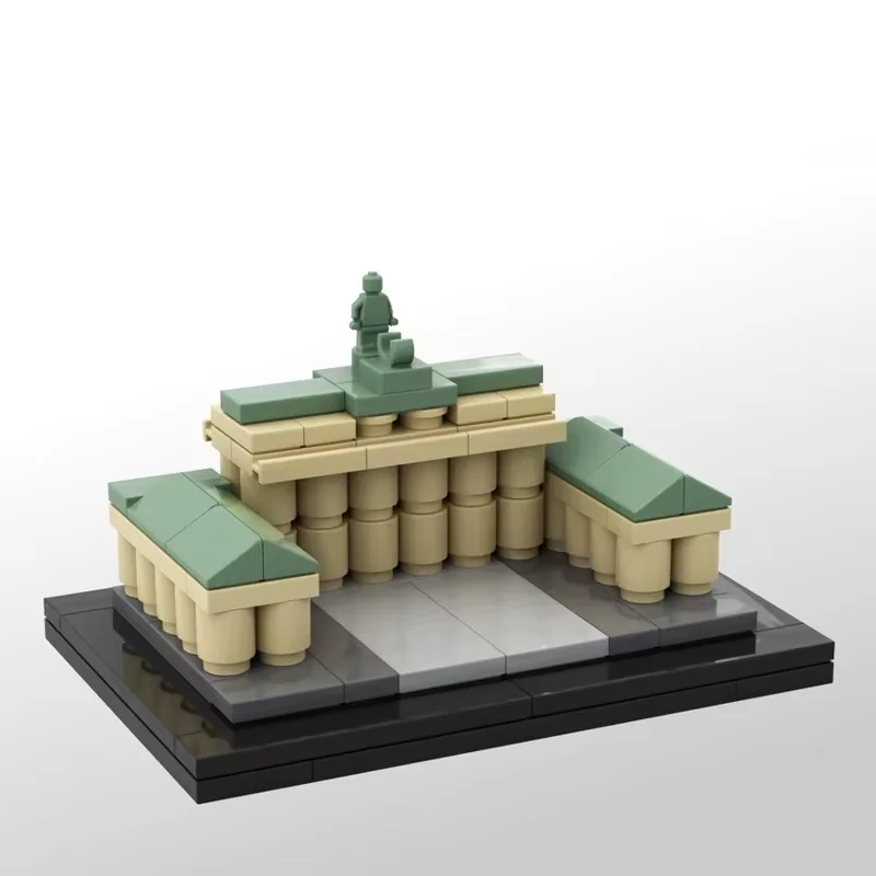 Raschietto modello architettonico MOC assemblaggio di piccole particelle giocattolo blocchi di costruzione articolo decorativo Adatto a tutti gli appassionati di edifici