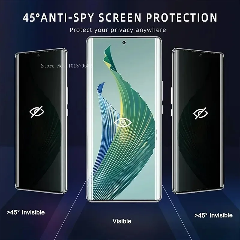 3/4Pcs Privacy Anti Spy Peeping Hydrogel Protective Film For Honor Magic 5 6 Lite Screen Protector For Honor Magic 6 Pro X9a X9b