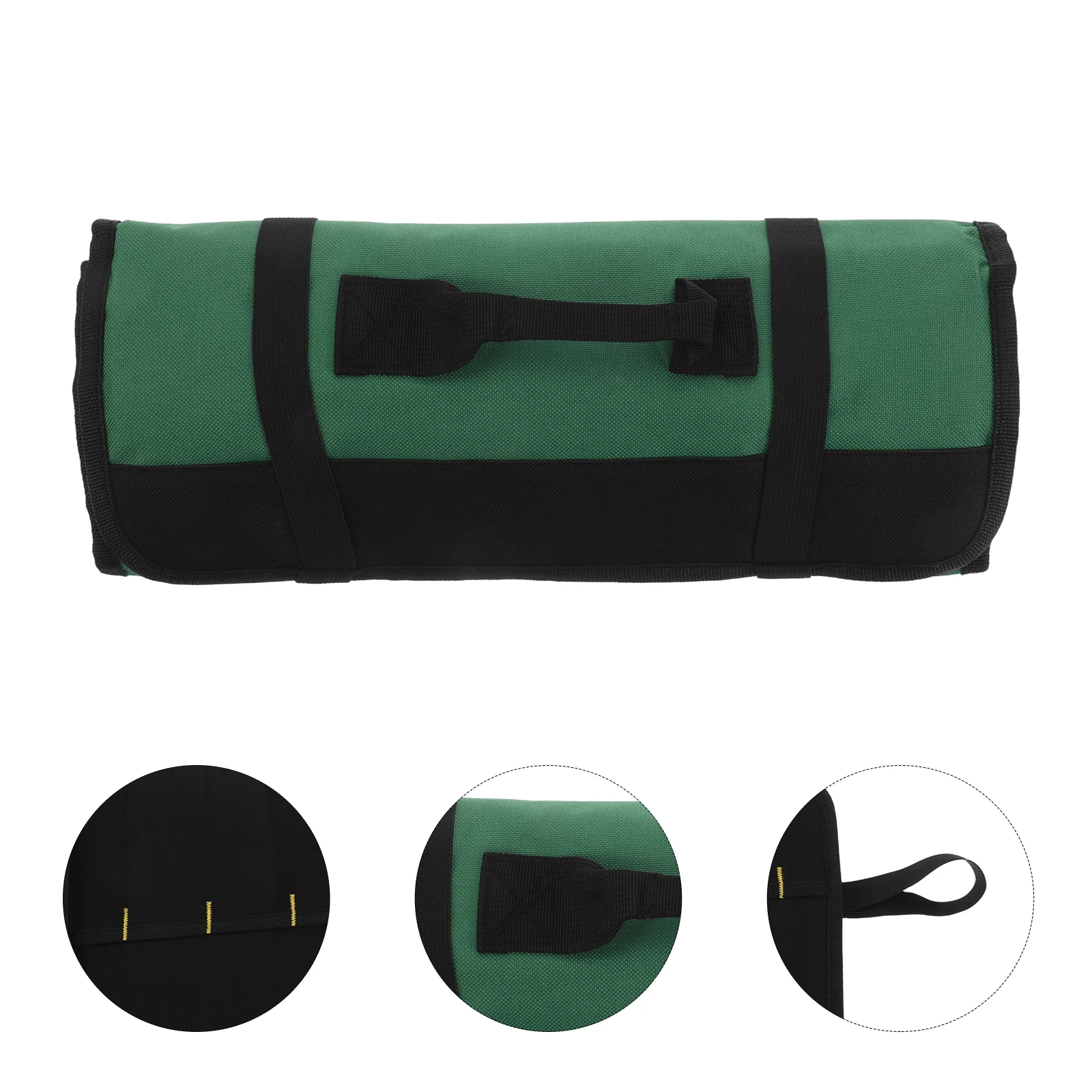 

Outdoor Chef Knife Bag Large Capacity Up Dark Green Easy Carry Kitchen Storage Travel Case Camping