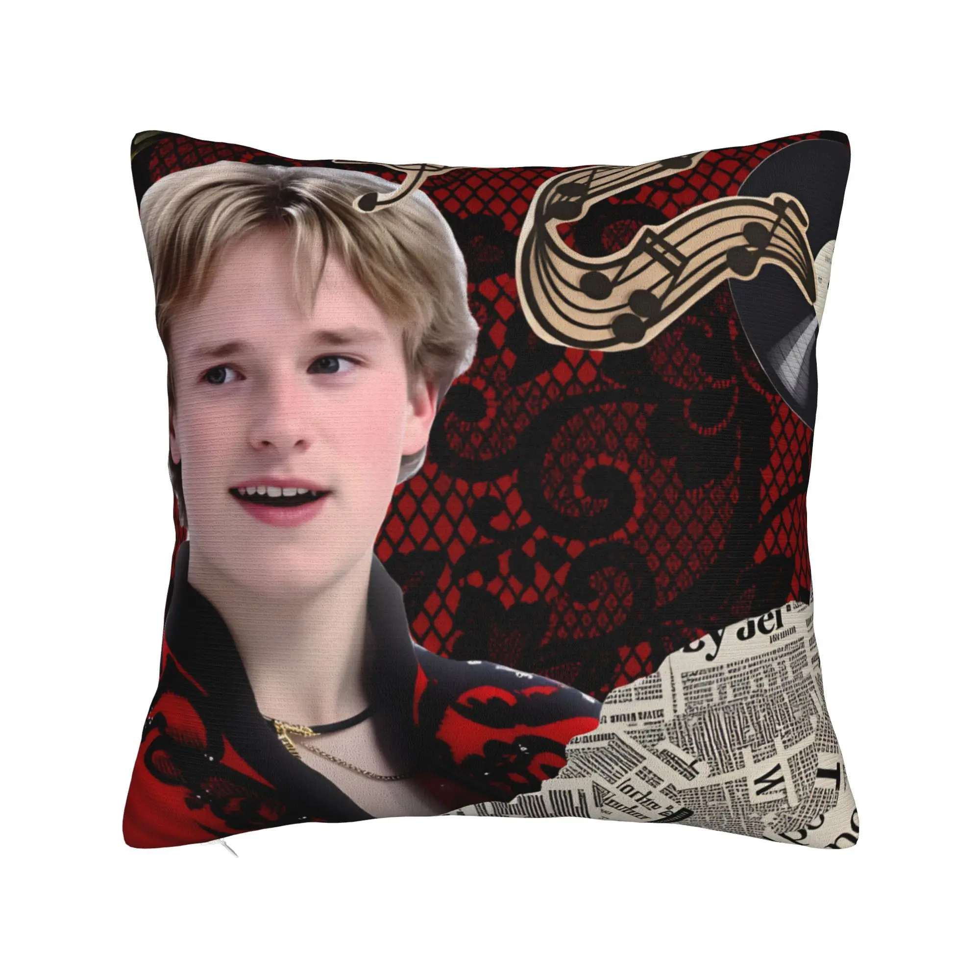 Ilia Malinin Pillow Cover  Soft Cushion Cover Vintage Pillow Case For Living Room Chair