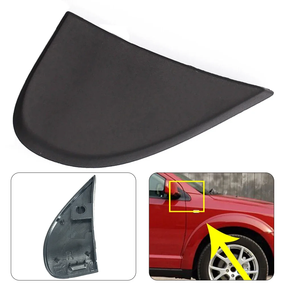 1pcs Right Side Molding Door Mirror Flags Plate Cover For Dodge For Journey 2009-2020 5178150AD Flag Cover Front Window