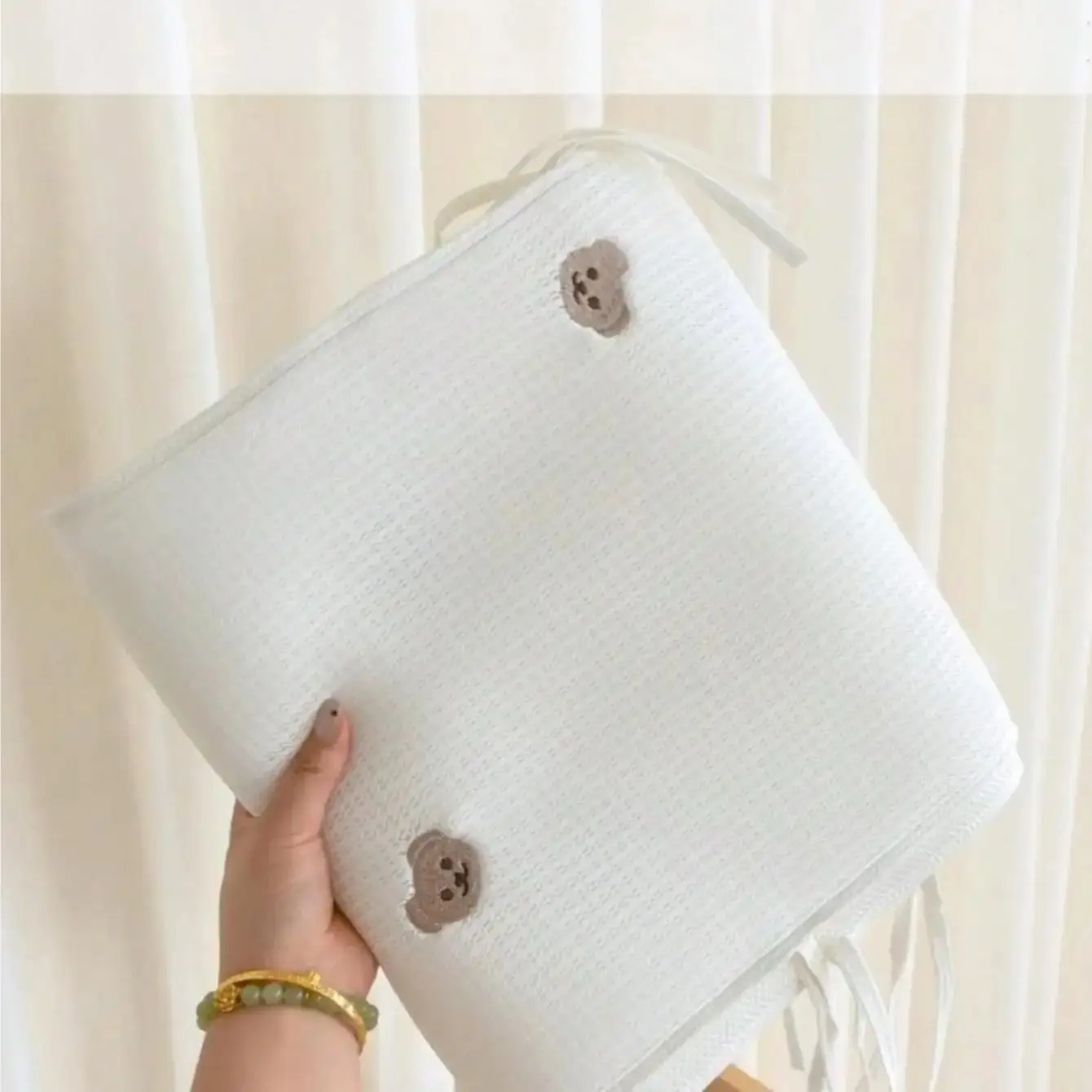 

Дышащий бампер, бампер для детской кроватки, украшение для детской комнаты, защита головы ребенка, защита от столкновений, бампер для детской кроватки