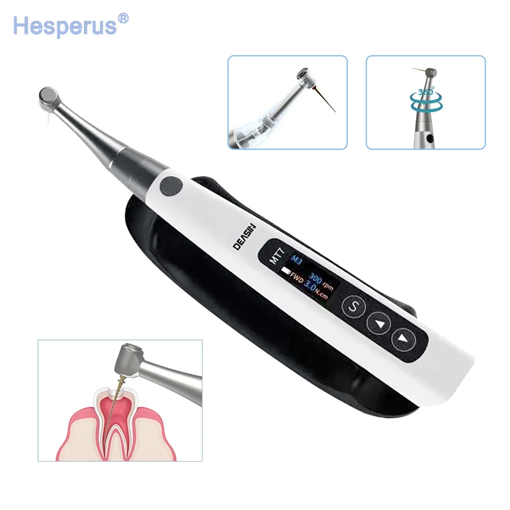 HESPERUS Den  tal Endodontic Equipment MT7 16:1 ENDO Treatment Handpiece 360 Degree Rotation Cordless Smart Endomotor Handpiece