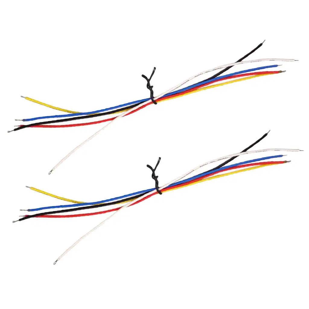 High Quality Electric Guitar Bass Circuit Connection Cable 19cm Multicolor Wire for Professional Assembly