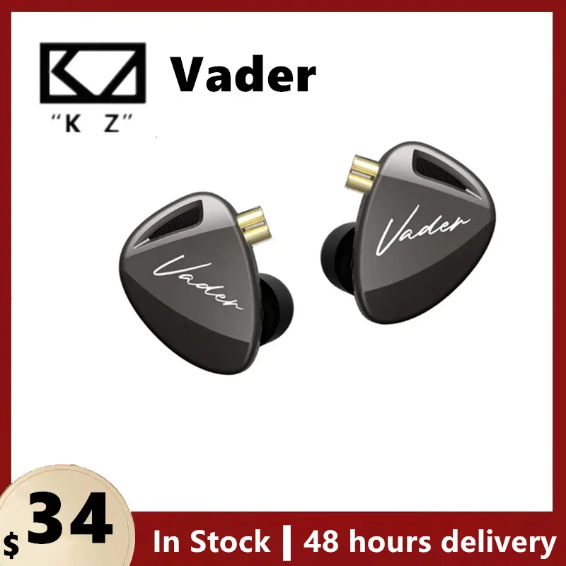 

KZ Vader Triple Driver Dynamic In Ear Earphone HIFI Monitor Music Earbud Noise Cancelling Headset KZ ZAR DQS PR1 PR3 D-FI ZSNPRO