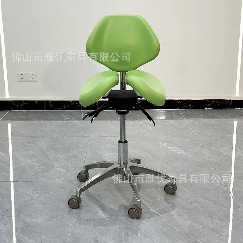 Dental Doctor's Surgical Lift Explosion-proof Wheels Physician Assistant Saddle Nail Art Chair Cosmetic