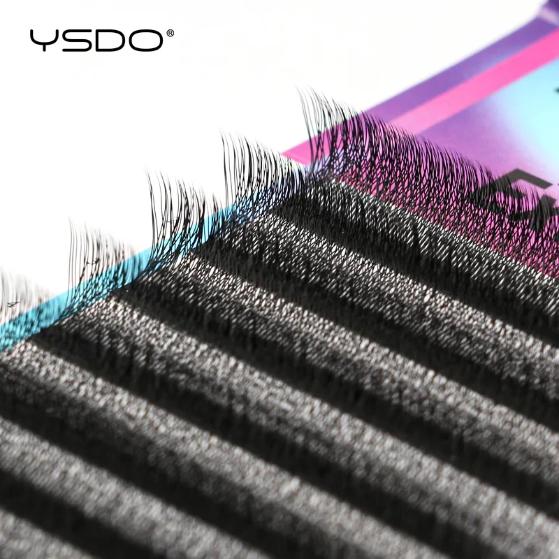 Ресницы Накладные YSDO 3D/4D индивидуальные W-образные натуральные мягкие для профессионального Фото №2