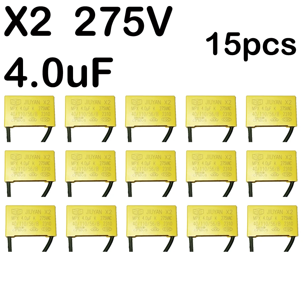 0.47uF 275v capacitor x2 275VAC X2 Safety capacitor 275V Housing Flexible wire safety capacitor 2/4/5/10/15/20PCS