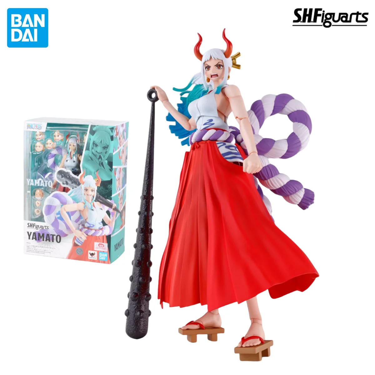 

In Stock BANDAI S.H.Figuarts Original ONE PIECE Yamato Wano Country Kaidou's Daughter Anime Figure Action Figure Birthday Gift