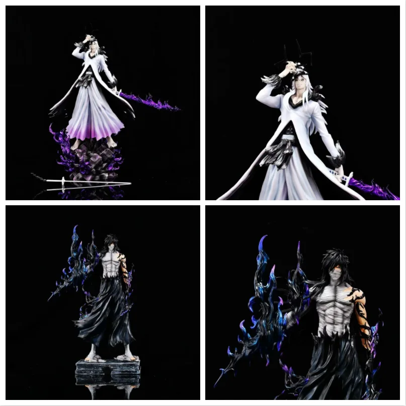 

GK Model Anime Hero with Orange Hair and Sword Fighting Pose Resin Statue Collection Model Unpainted