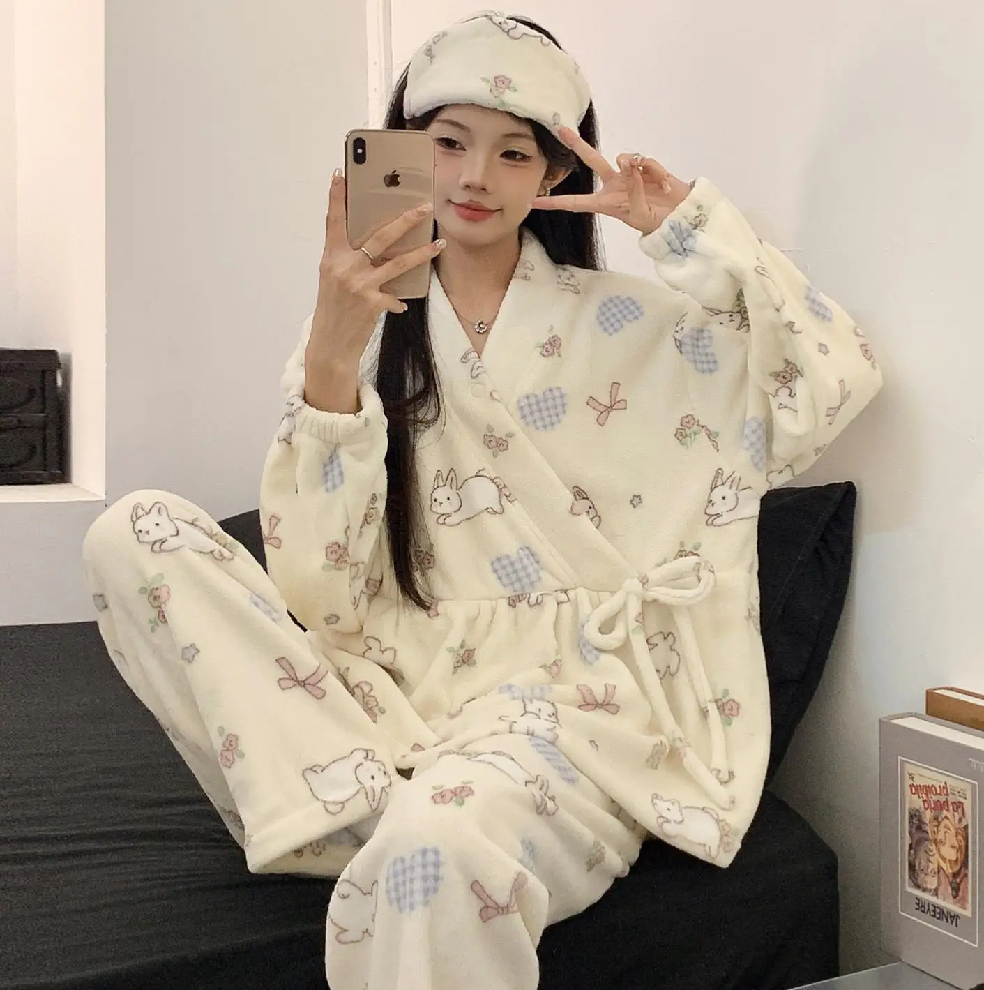 

Комплекты пижам женские оверсайз с вырезом-лодочкой, серые, до щиколотки, из плотного модала, для дома, эластичные, с открытыми плечами, коричневые