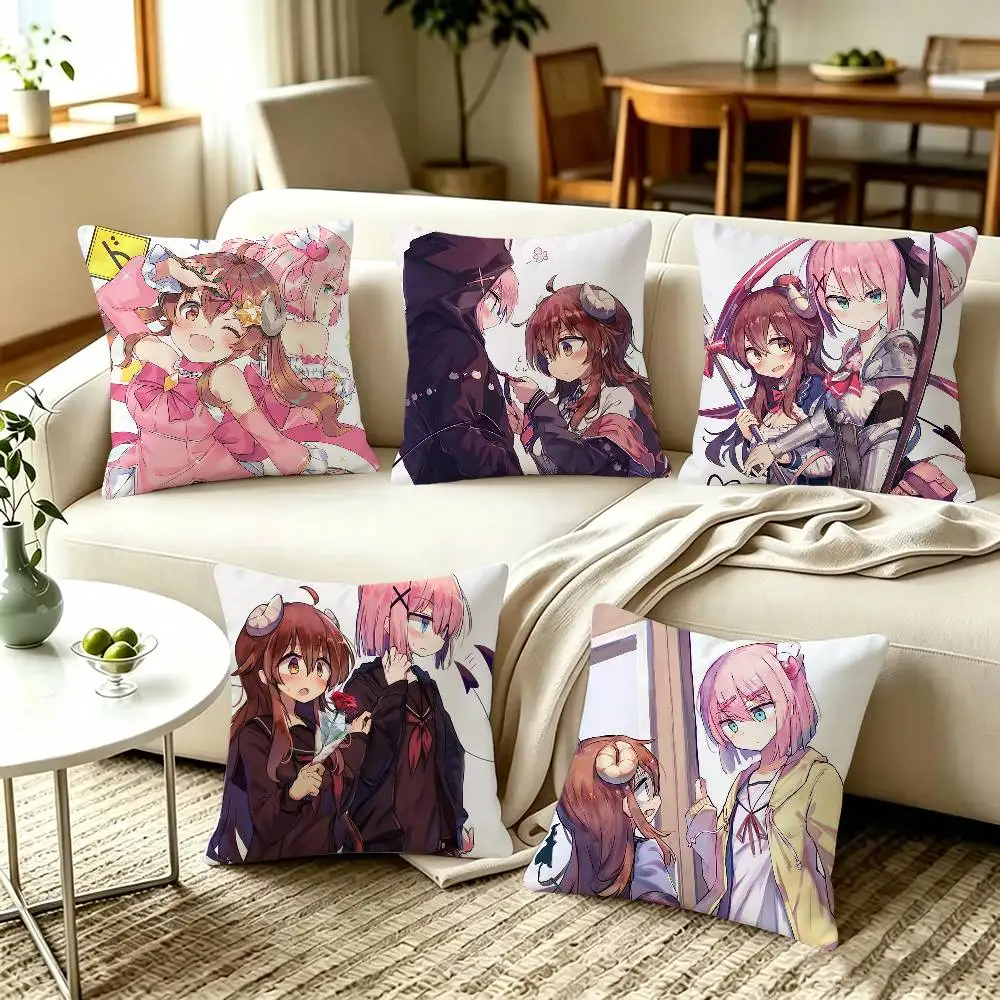 Adachi Rei Cute   Pillow Covers, Home Sofa Cushion Covers and Aecorative Custom
