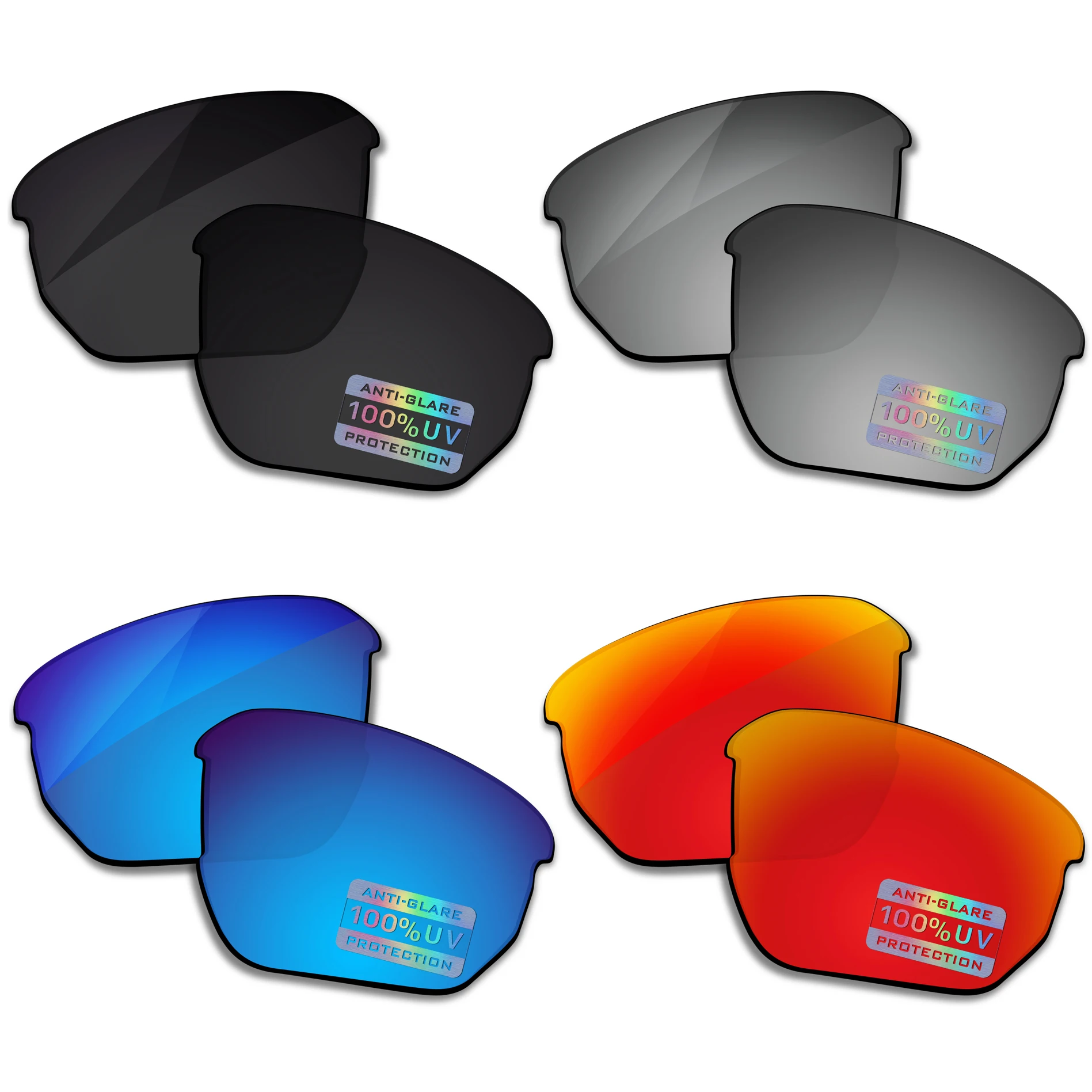 

MYCOURAG Replacement Lenses for OAKLEY Flak Beta OO9363 64mm Sunglasses UV400 Protection Multi-Color Options