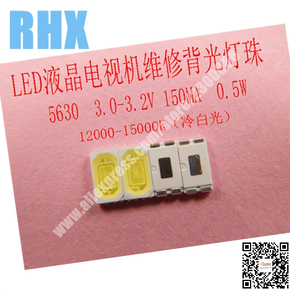 FOR maintenance LCD TV LED backlight SMD LEDs 0.5W  5630 3V Cold white light Light-emitting diode  is new