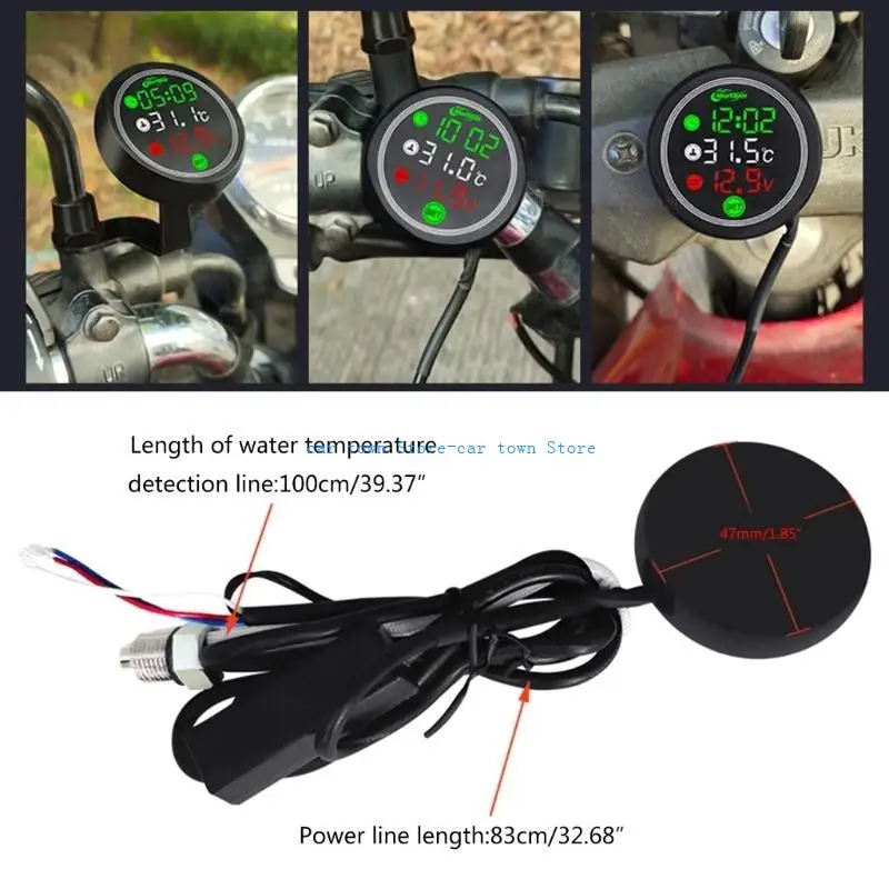 

RXJE TIMER Time Thermometer Thermometer Sounch-экрана Сторонного экрана