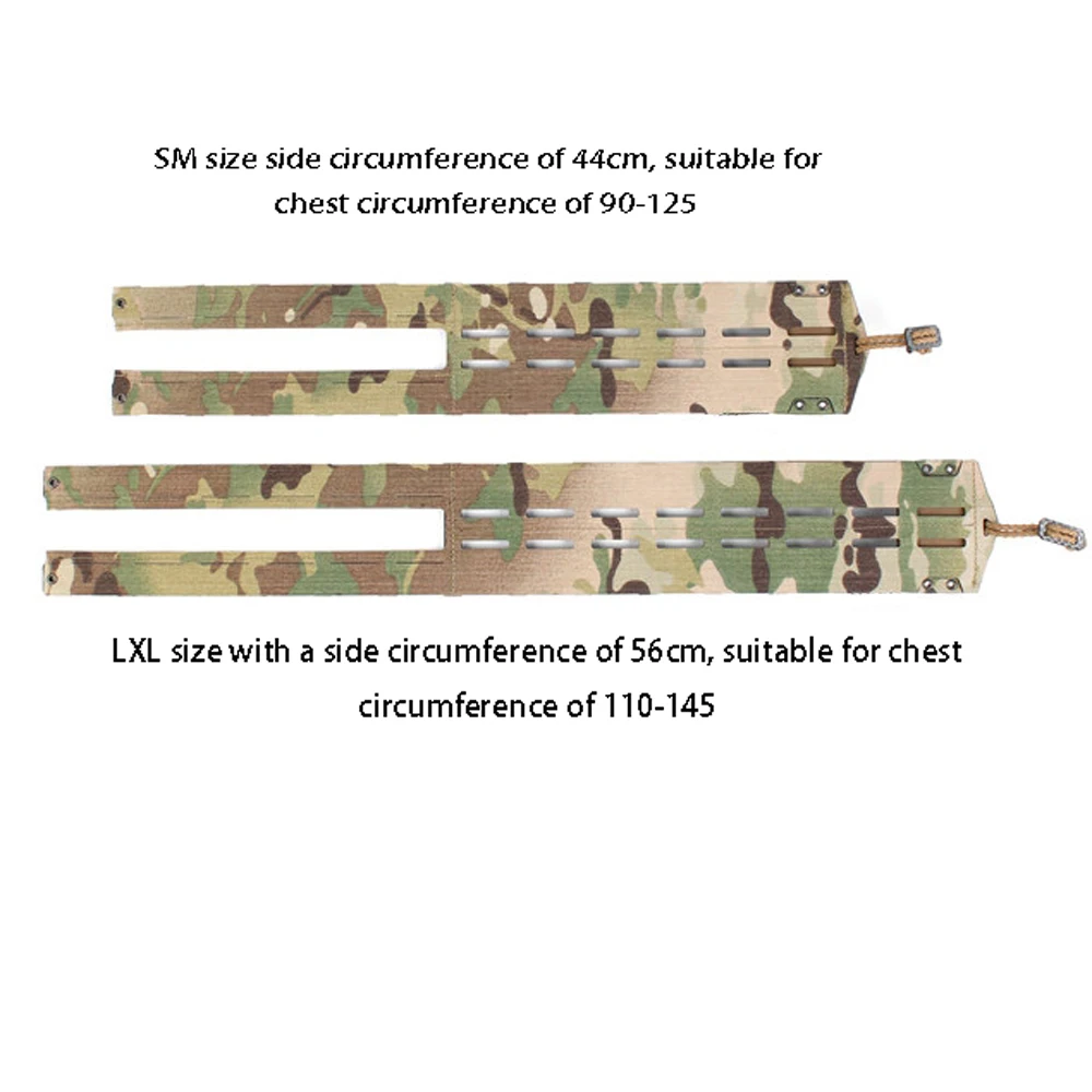 Tactical Universal Quick Release Side Wall Molle Cummerbund 12 Layer T-Board for  Equinox FCPC SPC JPC Vest