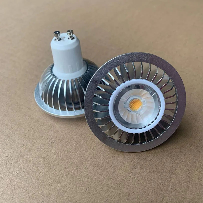 Lâmpada do teto LED Downlight, Spotlight, Luz regulável, 7W, AR70, DC 12V, AC 110V, 220V, BA15D, GU10