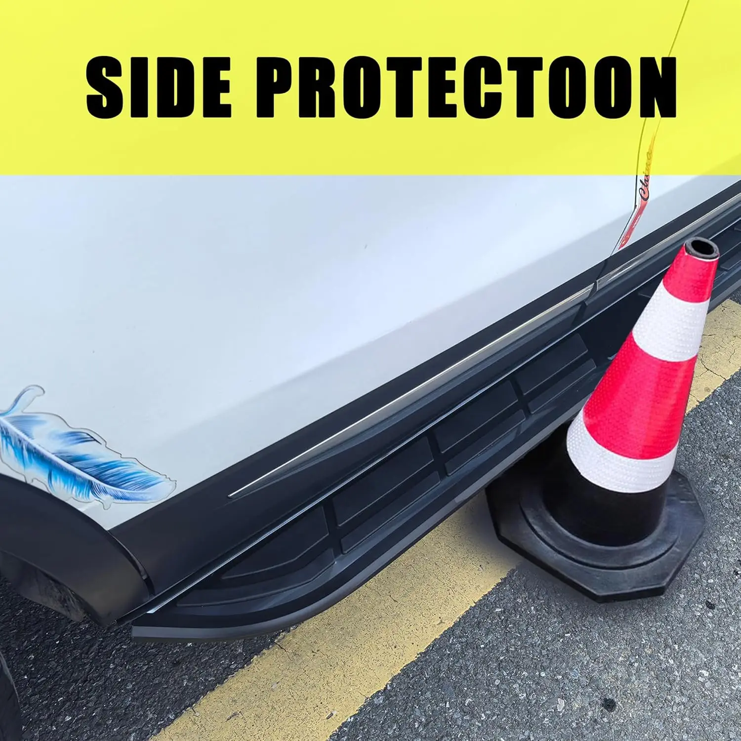 2 قطعة يناسب تويوتا جراند هايلاندر 2024 2025 2026 Nerf بار ثابت الباب الجانب خطوة دواسة تشغيل المجلس