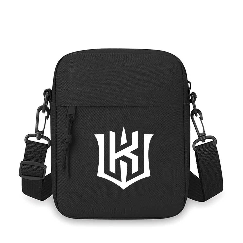 Abstract K shape design with wings Men Crossbody Bag Single Shoulder Women Cartoon Anime Film Printing Design Unisex
