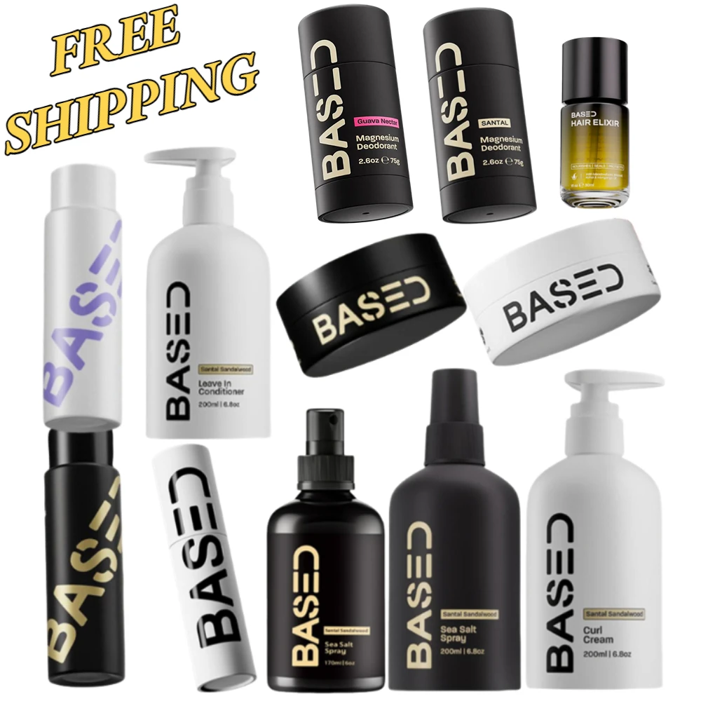 BASDE Hair Styling Tool Set - Sea Salt Spray Volumizing Powder Wax Guava Deodorant Hair Shine Essence For All Hair Types Care