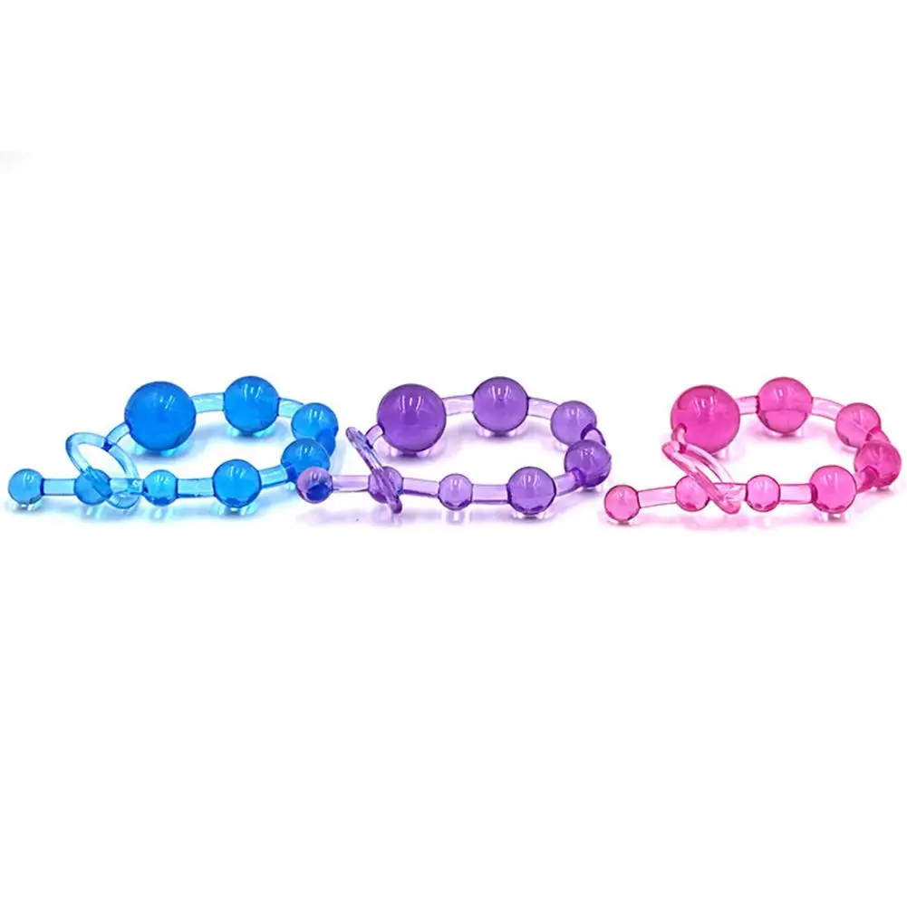 Anal Beads Sex Toys for Women Men Gay Plug Play Pull Ring Ball Anal Stimulator Butt Beads G spot Female Sex Toys for Adults 18