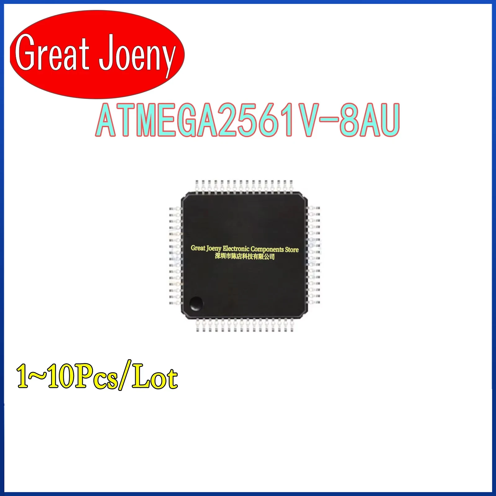 

100% New Original ATMEGA2561V ATMEGA2561V-8AU ATMEGA2561 IC MCU Chipset TQFP-64 Chipset Bulk Best Price