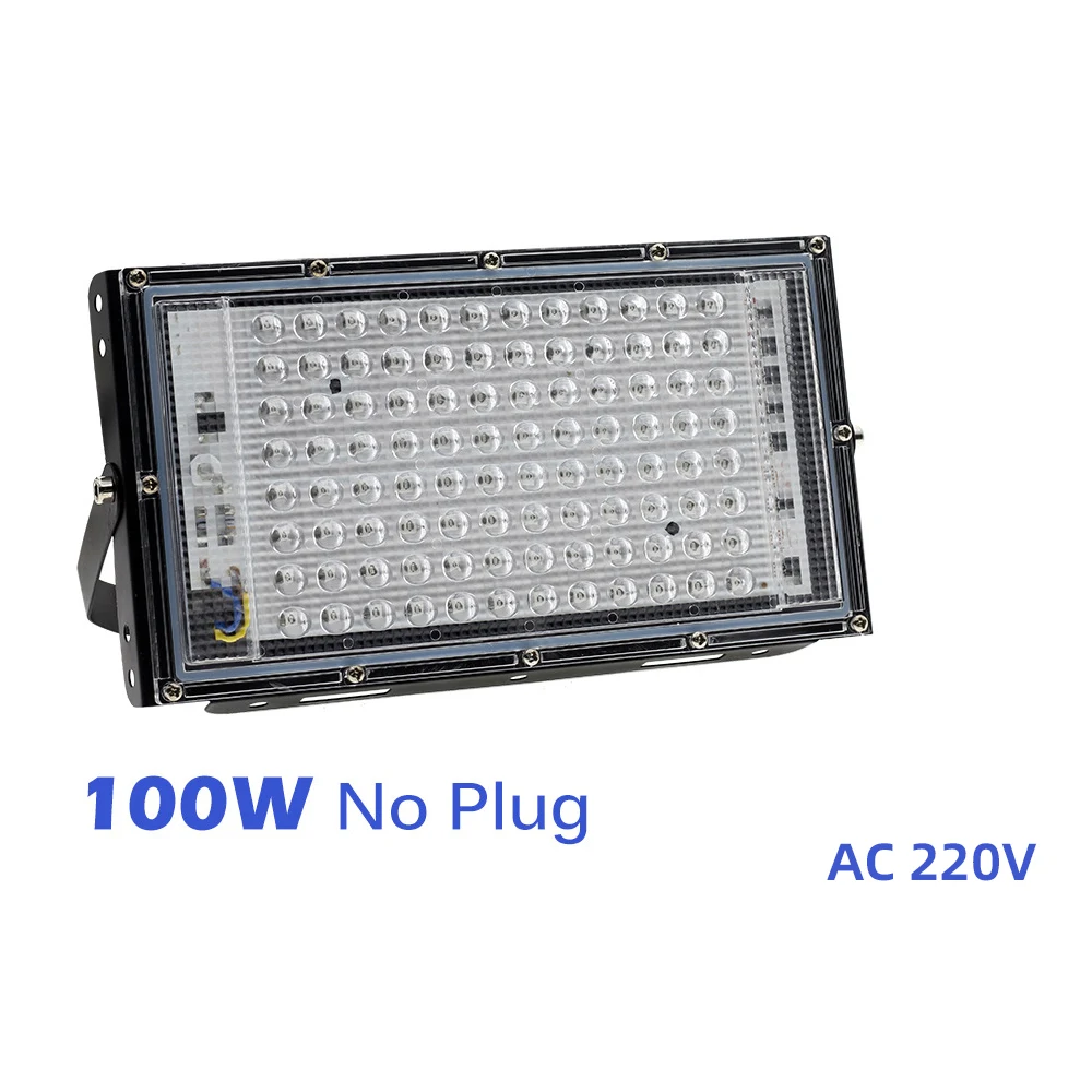 395nm 400nm LED UV Schijnwerper 220V 110V Ultraviolet Podiumlamp 50W 100W Podium Blacklight Waterdicht Disco Party Podium Backlight