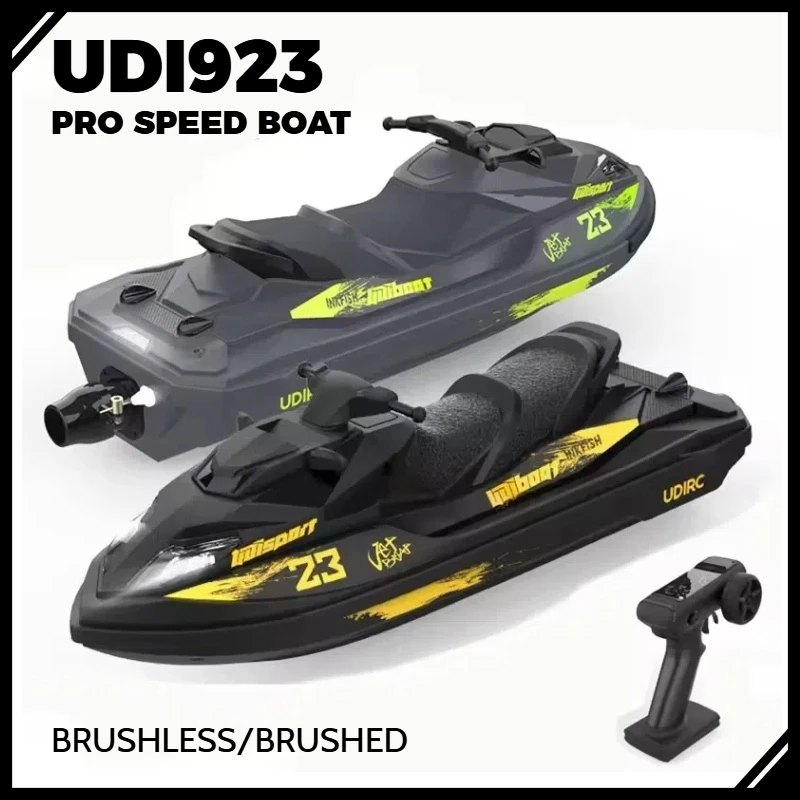 UDI 923 فرش RC قارب سريع 2.4G تبريد المياه مصباح ليد التحكم عن بعد سباق قارب للأطفال الأولاد لعبة نفاثة كهربائية الهدايا #1