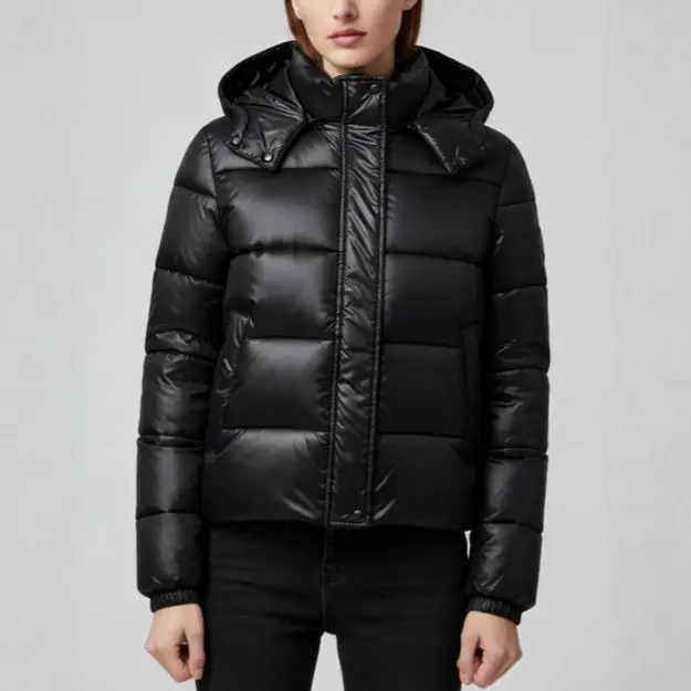 

Новое зимнее хлопковое повседневное пальто с капюшоном Jaet, трансграничная женская верхняя одежда, длинная свековая обычная тонкая хлопковая наполнитель