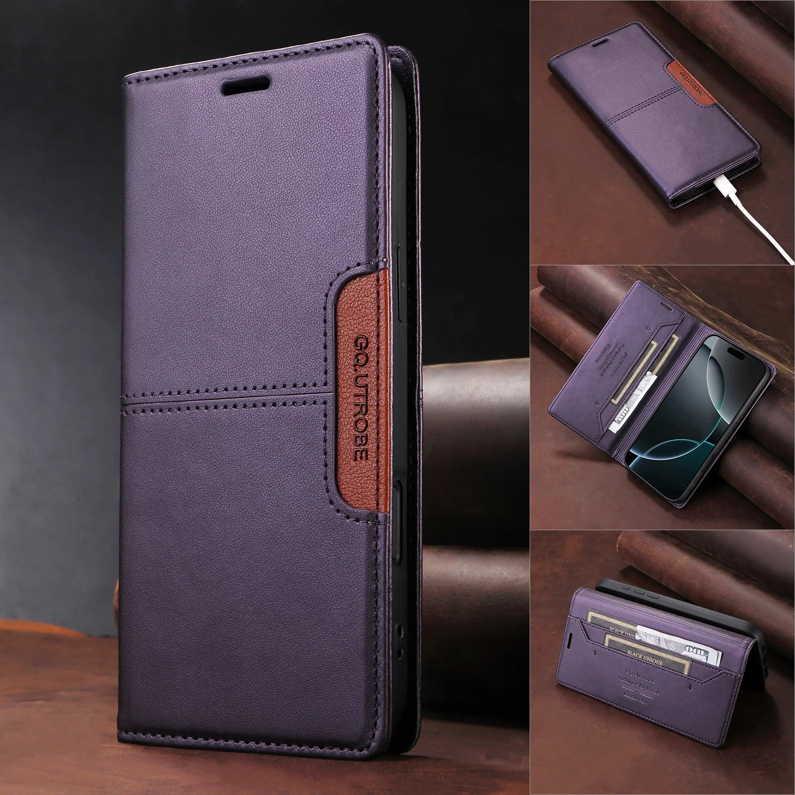 Phone case for Samsung A57/A56/A36/A26, multi-card slots, shockproof and scratch-resistant