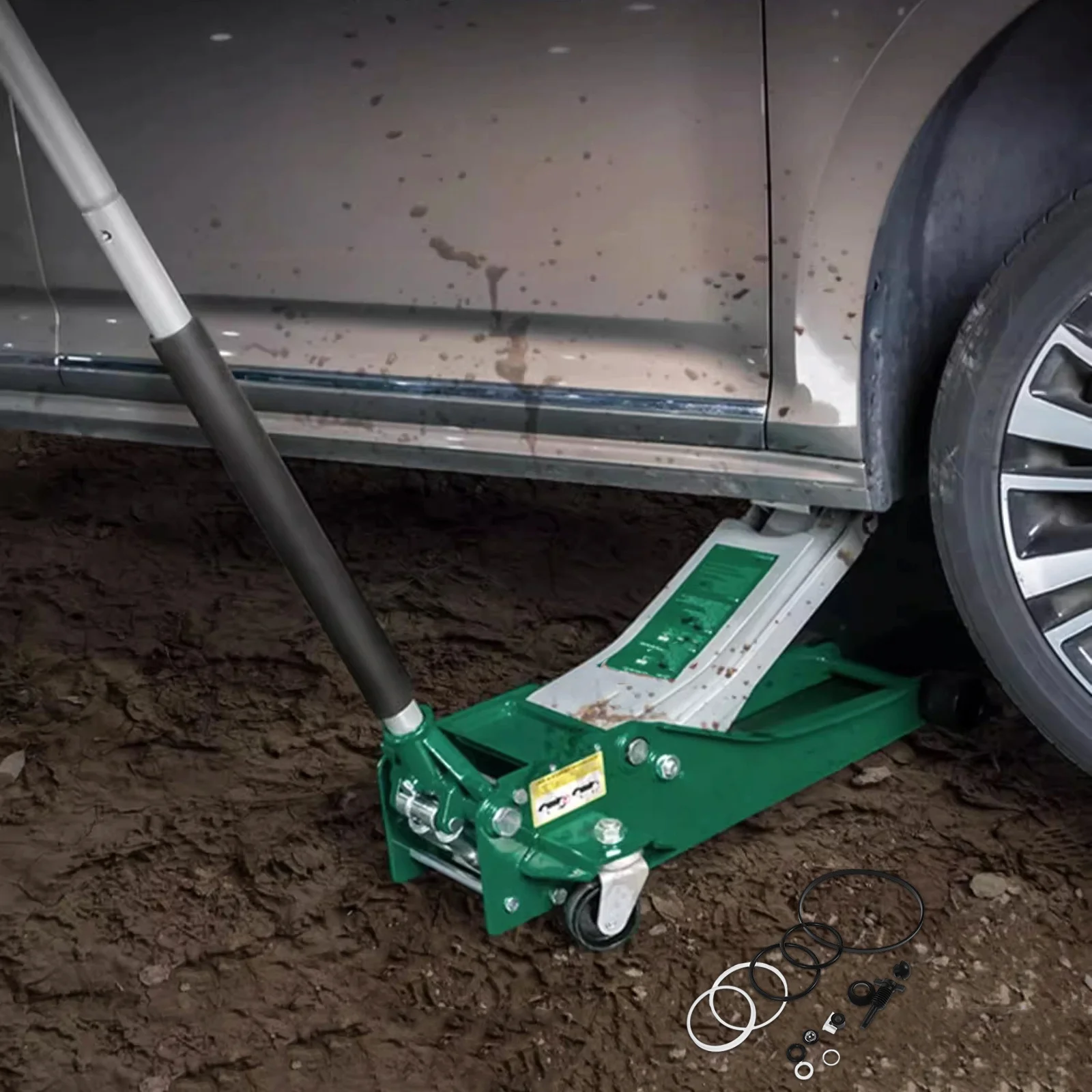 17 قطعة طقم إصلاح مقبس الأرضية بما في ذلك غطاء المضخة الأساسية صمام العودة الكرة الفولاذية للرافعات العمودية