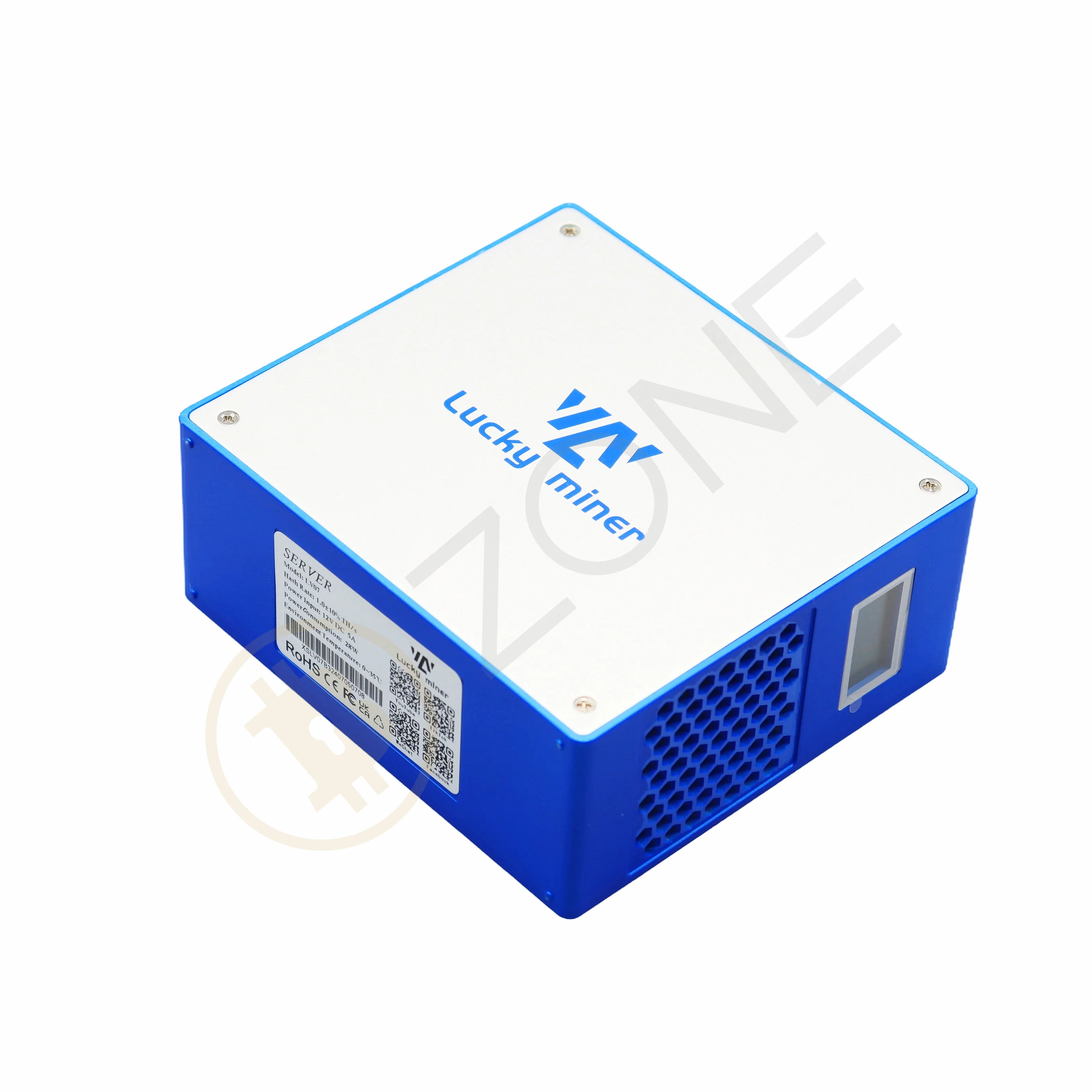 Imagem -03 - Máquina de Mineração Silenciosa Home com Fonte de Alimentação Lucky Miner Btc Lotto Wifi Miner Lv07 1000gh s Hash Rate Brand Novidades Spot