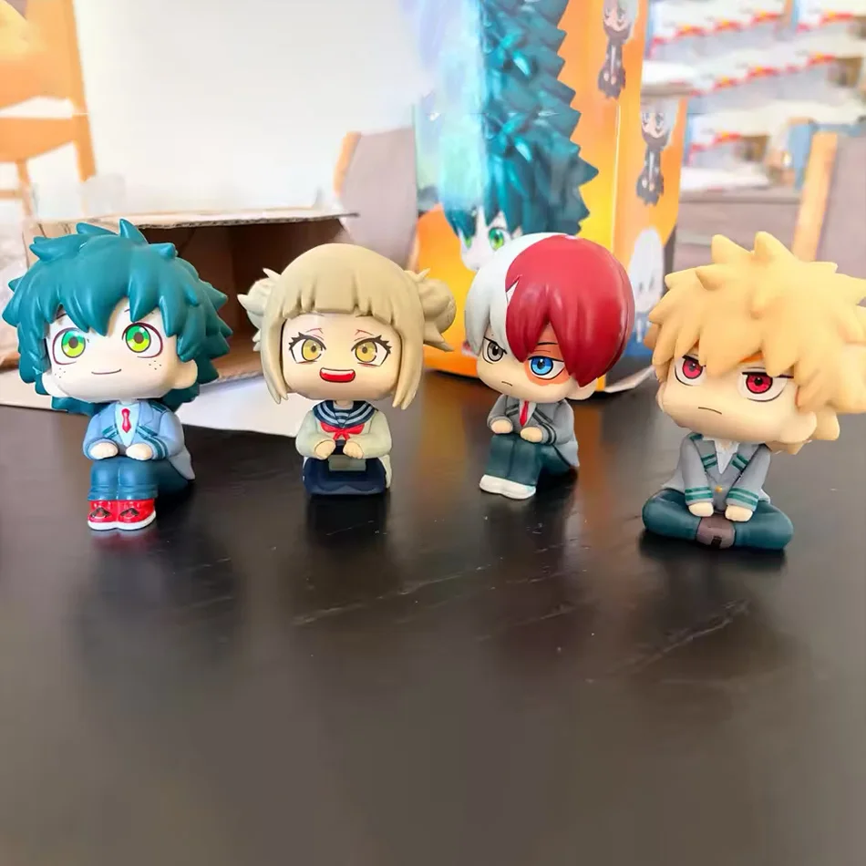 In Stock New Anime My Hero Academia Midoriya Izuku Bakugou Katsuki Ochaco Uraraka Anime Figure Toys for Kids Christmas Gift view 5