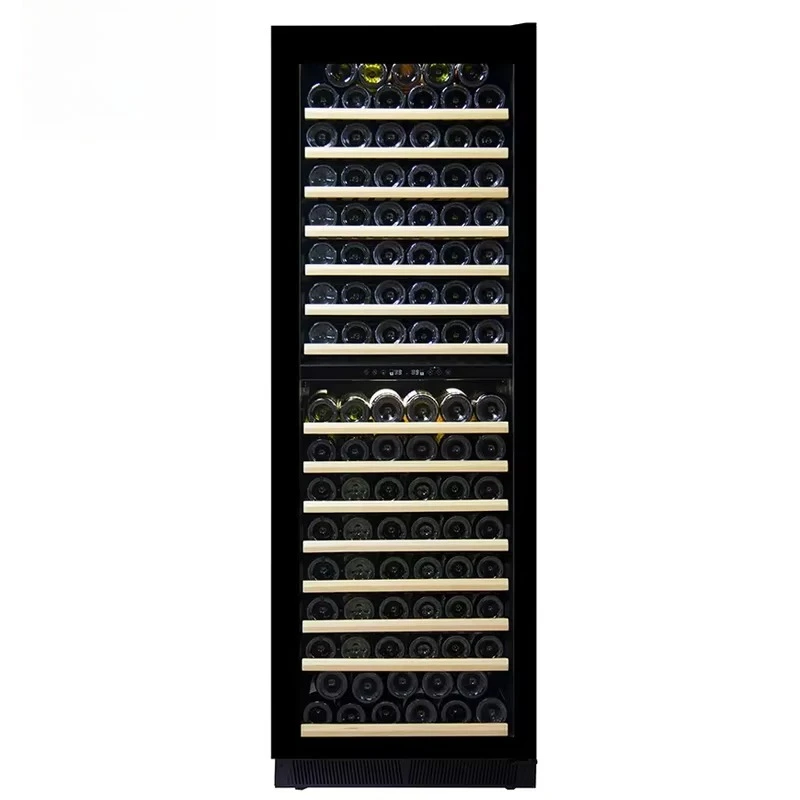 Horizontal Wine Bottle Cooler Chiller Stainless Steel Red Wine Cooler Cabinet Refrigerator Freestanding for Bottle