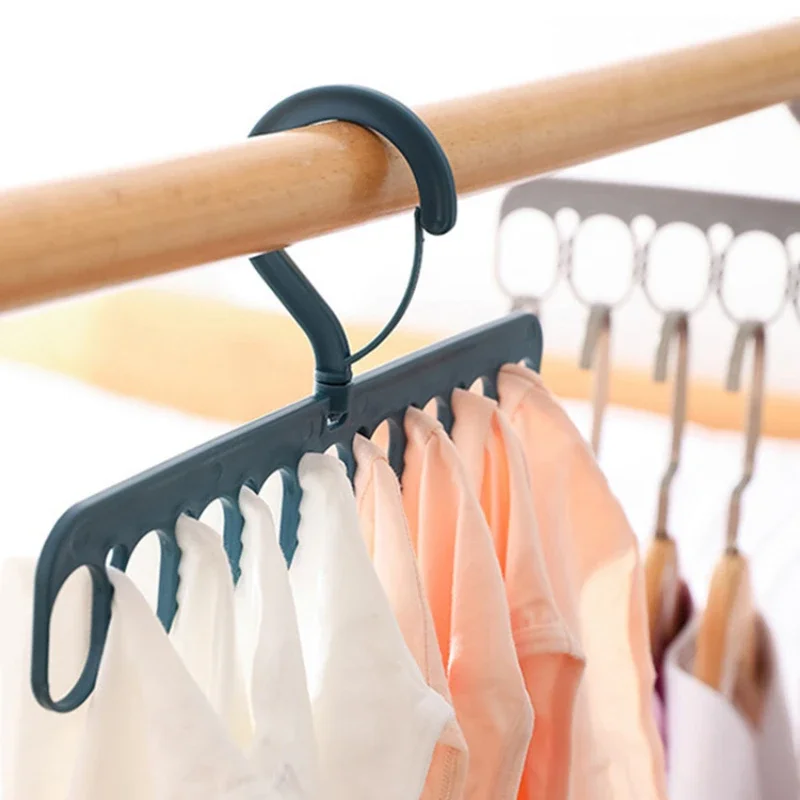 Multifunctional Windproof Clothes Clip Drying Rack Underwear Socks Hanger Nordic Household Home Wardrobe Rack Storage