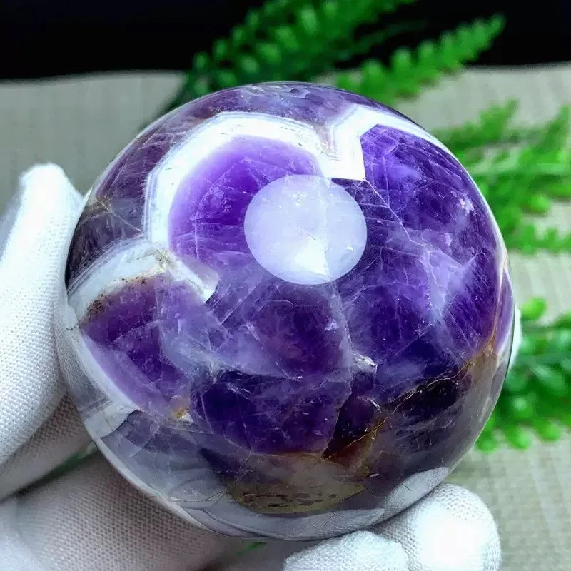 

Natural Dream Amethyst Ball Polished Crystal Sphere Ball Reiki Healing Room Decor Crystal Crafts Stone