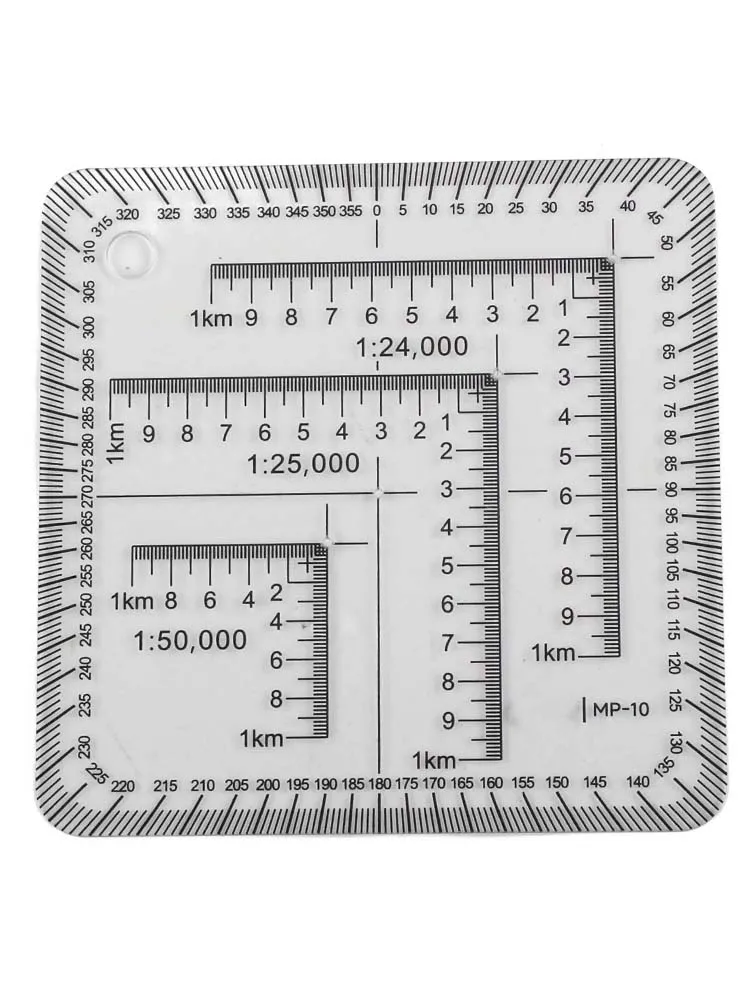 2.75 X 2.75 7 Cm X 7 Cm Construction Protractor Coordinate Ruler Transparent Material Easy To Operate Lightweight