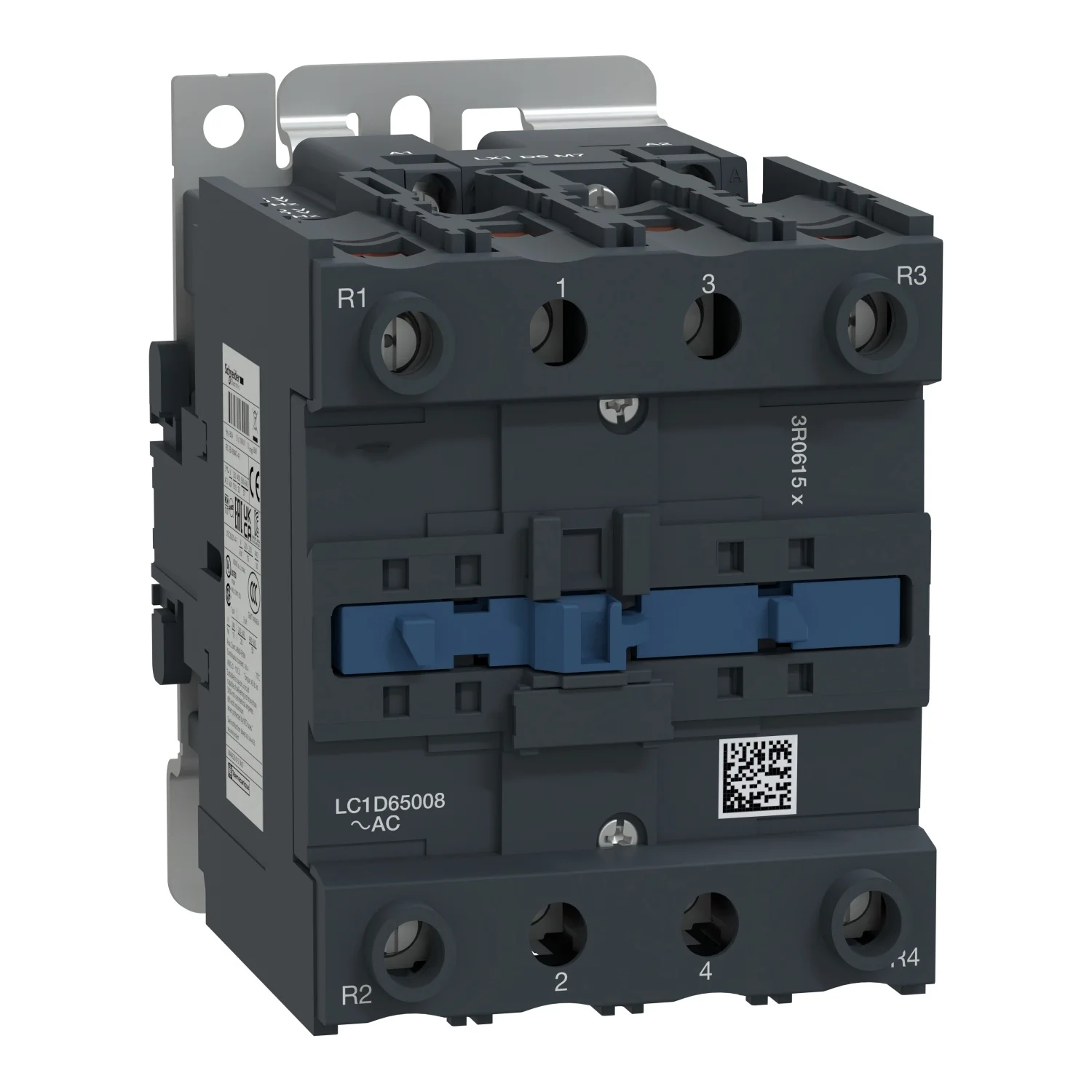 

LC1D40008E7 LC1-D40008E7 TeSys Deca contactor,4P(2NO+2NC),AC-1 =440V 60A,48V AC 50/60Hz coil