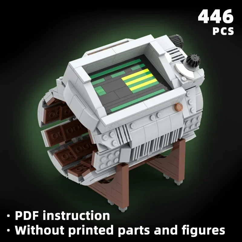 

iconic nuclear radiation series game 1:1 scale wristband memorabilia bricks wearable replica blocks fans prop accessory moc war