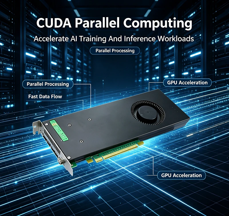 AI Deep Learning GPU V100 16GB 32GB PCIe Computing Card For Local Model Deployment CUDA Supported