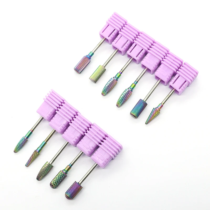 1 pz carburo di tungsteno Nail Drill Bit fresa per Manicure 3/32 "lima per unghie elettrica rimuovere Gel Polish Nail Art Equipment