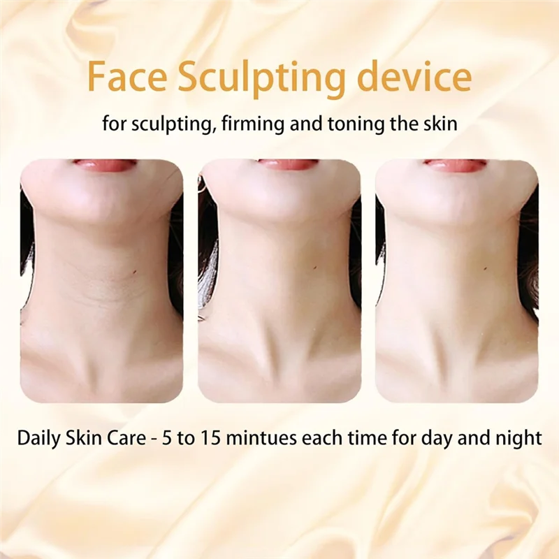 جهاز تجميل الوجه والرقبة A39M جهاز تدليك الوجه للعناية بالبشرة 3 في 1 مدلك الوجه المحمول للعناية بالبشرة والاهتزاز الحراري