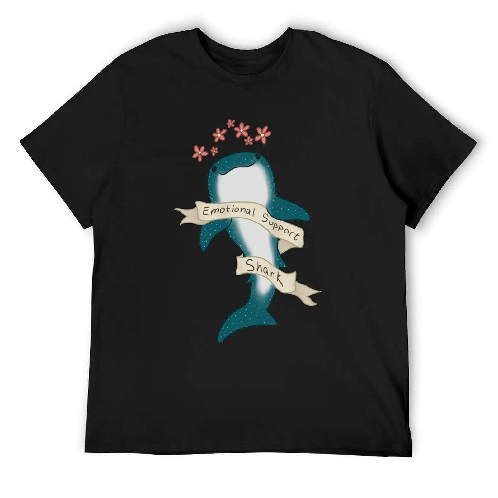 

Emotional Support Shark T-Shirt summer clothes customs shirts graphic tees luxury clothes men