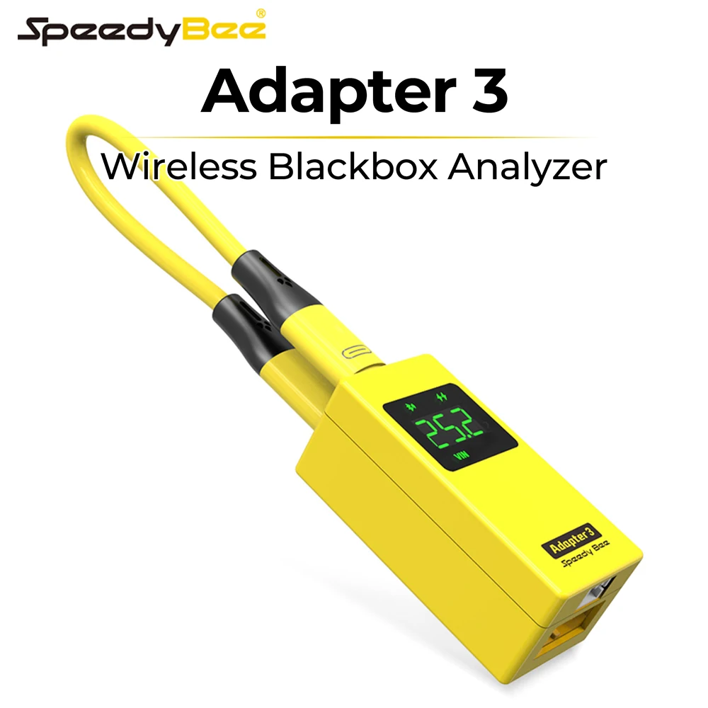 

Speedybee Adapter 3 Voltage Checker Adapter WIIFI Wireless Adapter Wireless Blackbox Analyzer APP Control 1-6S LiPo 30W Charger