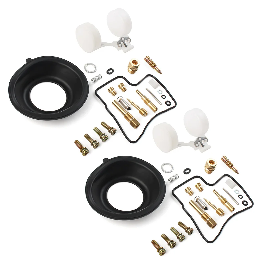 2x Motorbike Carb Carburetor Repair Kit Float Diaphragm For Honda VT500 VT500 C 1983 1984 1985 1986 1987