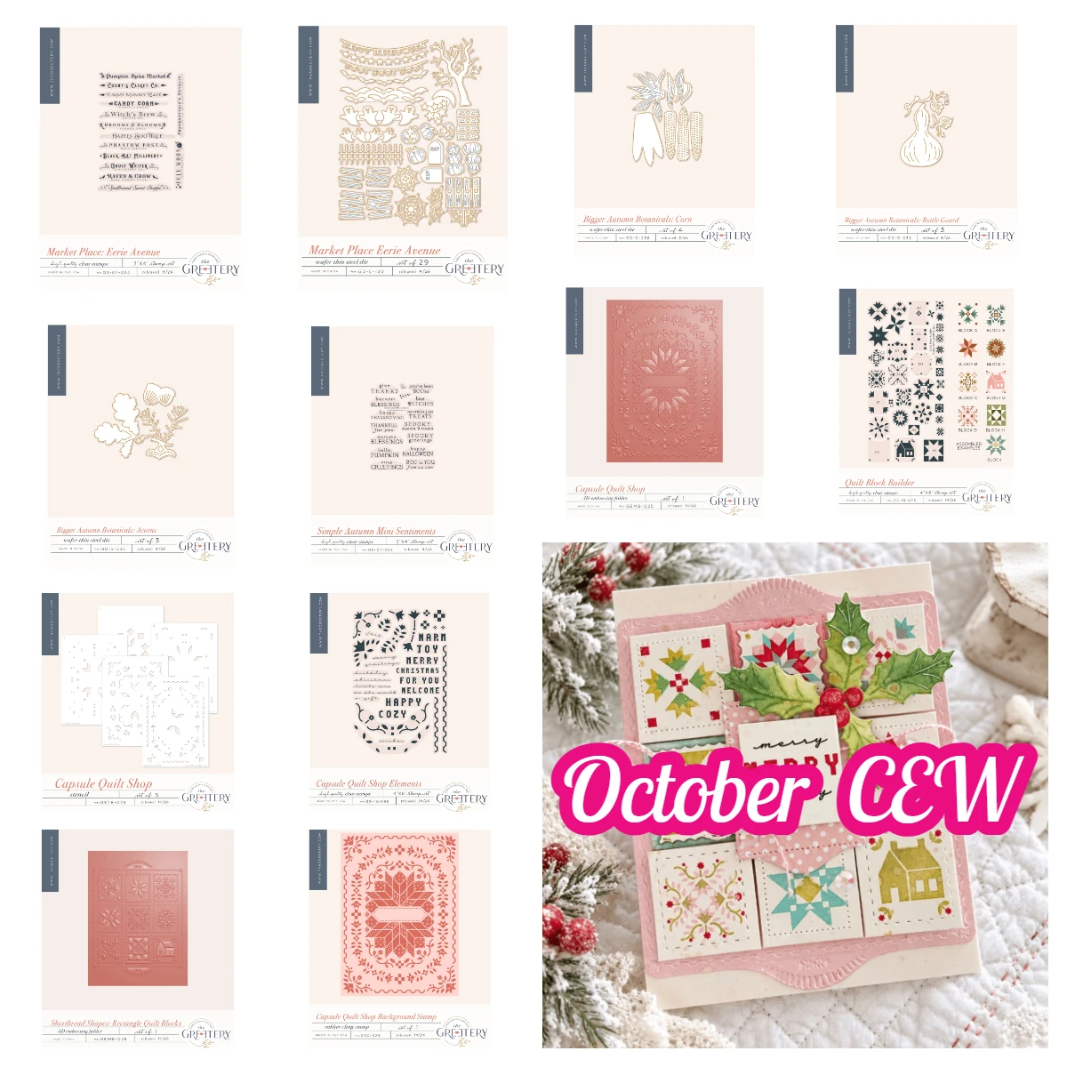 2026 Neue Quilt-Blöcke Metall-Stanzformen Klare Stempel Schablone Heißfolie für DIY Scrapbooking Prägung Geburtstags- und Weihnachtskarten