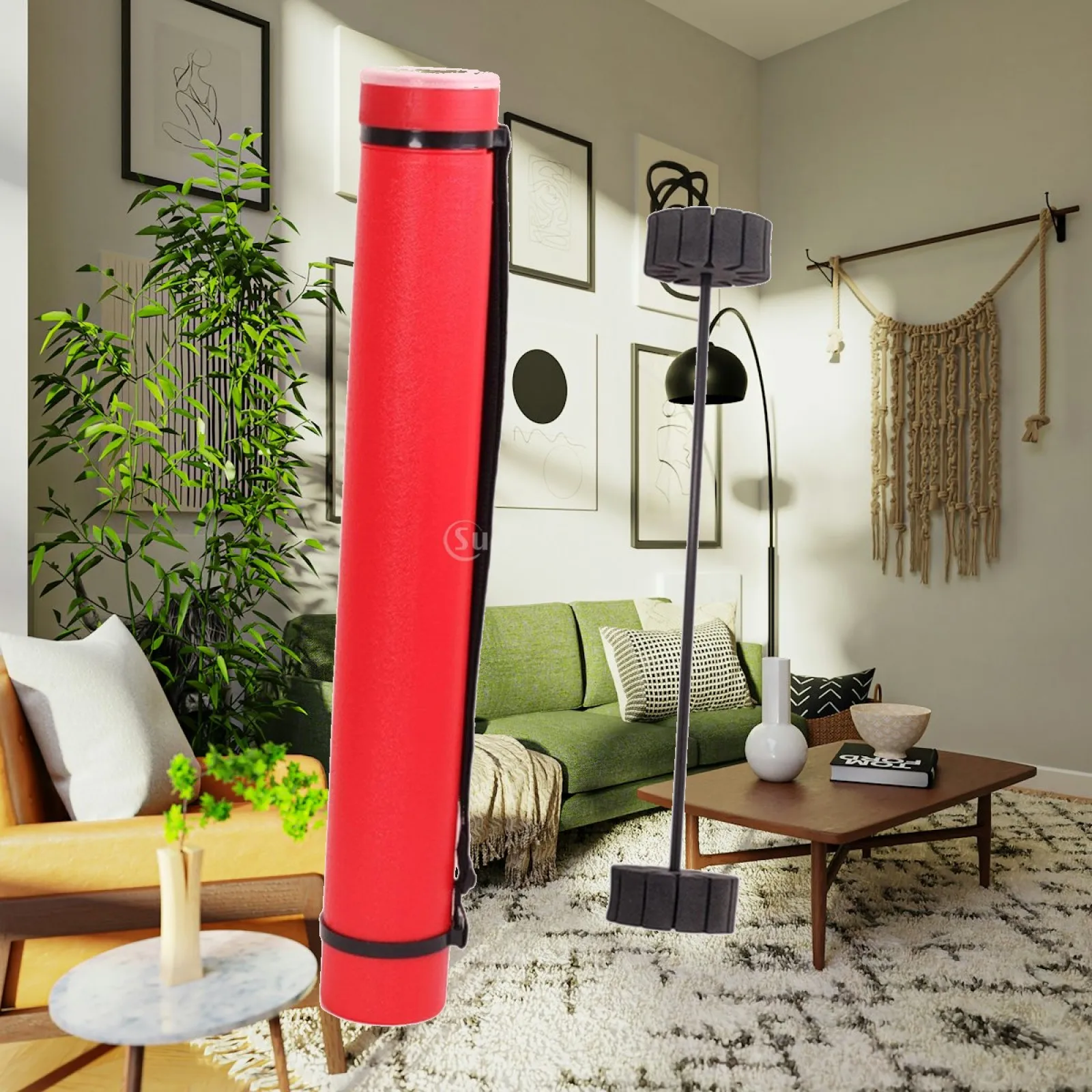 Tubo para flechas ajustable estilo tubo para póster, duradero, resistente al desgaste, de PE y EVA, para arcos y objetivos de tiro con arco