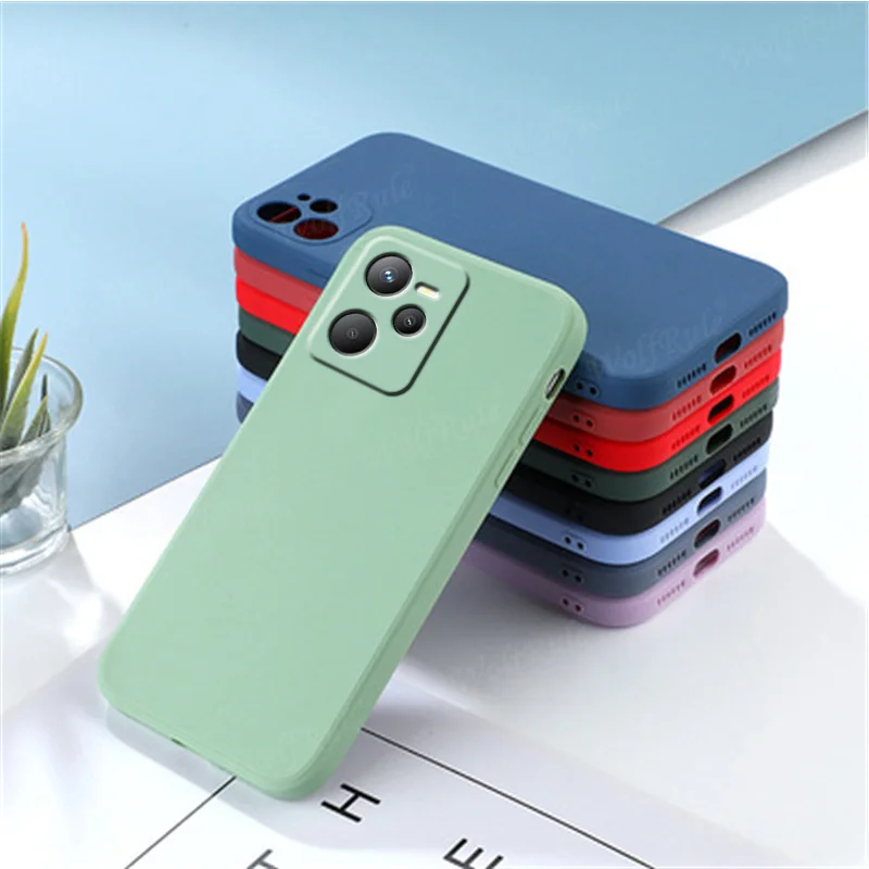 For Cover OPPO Realme C35 Case For Realme C35 Capas Bumper Lens Protective Shockproof Back TPU Soft Cover For Realme C35 Fundas